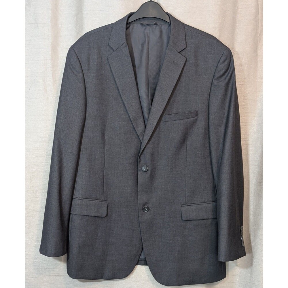 Caravelle Blazer Sports Coat Jacket Black Mens Size 42R